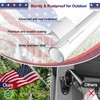 Flag Pole with American Flag - Tangle Free Flag Poles