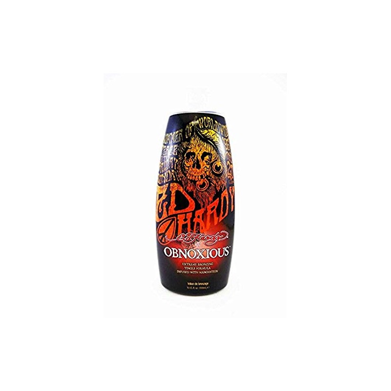 Ed Hardy Obnoxious Extreme Bronzer Tingle Tanning Lotion, 10 oz.