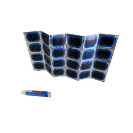 VERMAR Caja Parche (24 PZ) con Pegamento para Bicicleta