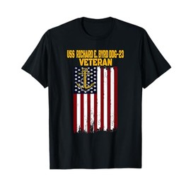 USS Richard E. Byrd DDG-23 Destroyer Veteran Day Fathers Day T-Shirt