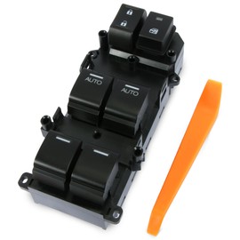 BASIKER Master - Interruptor de ventana eléctrica lateral del conductor para Honda Accord EX EXL 2.4L 3.5L 2.5L reemplaza el número de pieza 35750-TA0-A31 35750-TA0-A32 (2 AUTO)