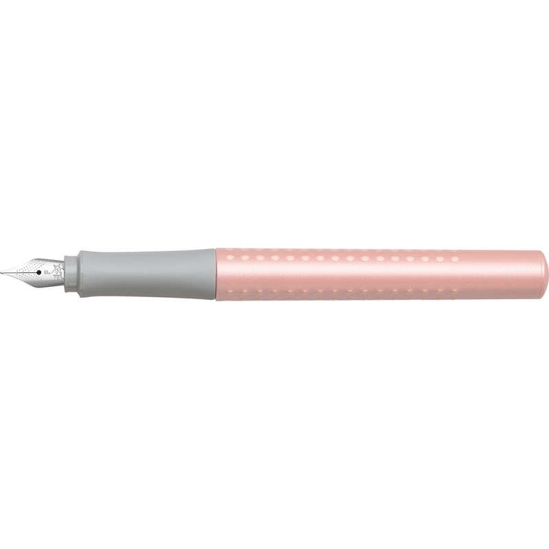 Faber-Castell Grip Pearl Edition F Fountain Pen - Rose