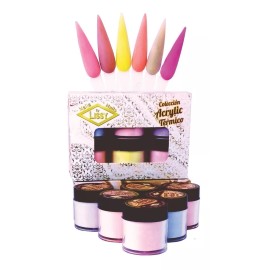Lissy Nails Coleccion Acrylico Termico 6 Pz Acrilico