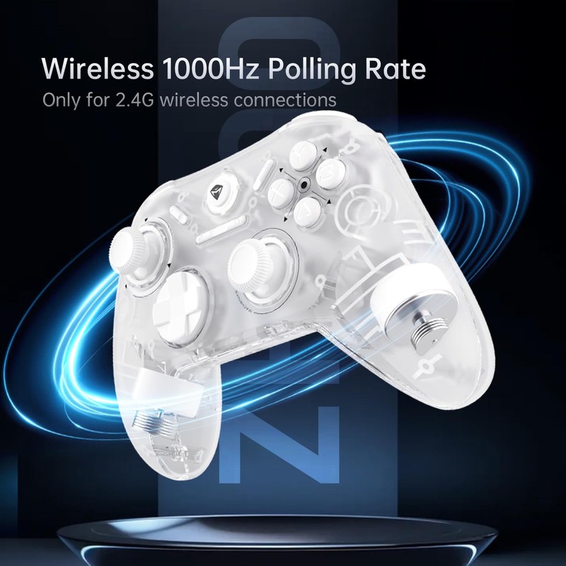 Machenike G1Pro PC Controller with TMR Joystick, 1000Hz Wireless Gaming