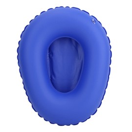 Hapivida Inflatable Bedpan Men, Blue Portable Bedpan for Men Anti Bedsore Toilet for Bedridden Elderly Women Stool Toilets