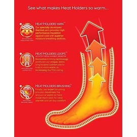 HEAT HOLDERS Whittaker Winter Warm Thermal Lounge Slipper Socks Mens 6-11UK 7-12US