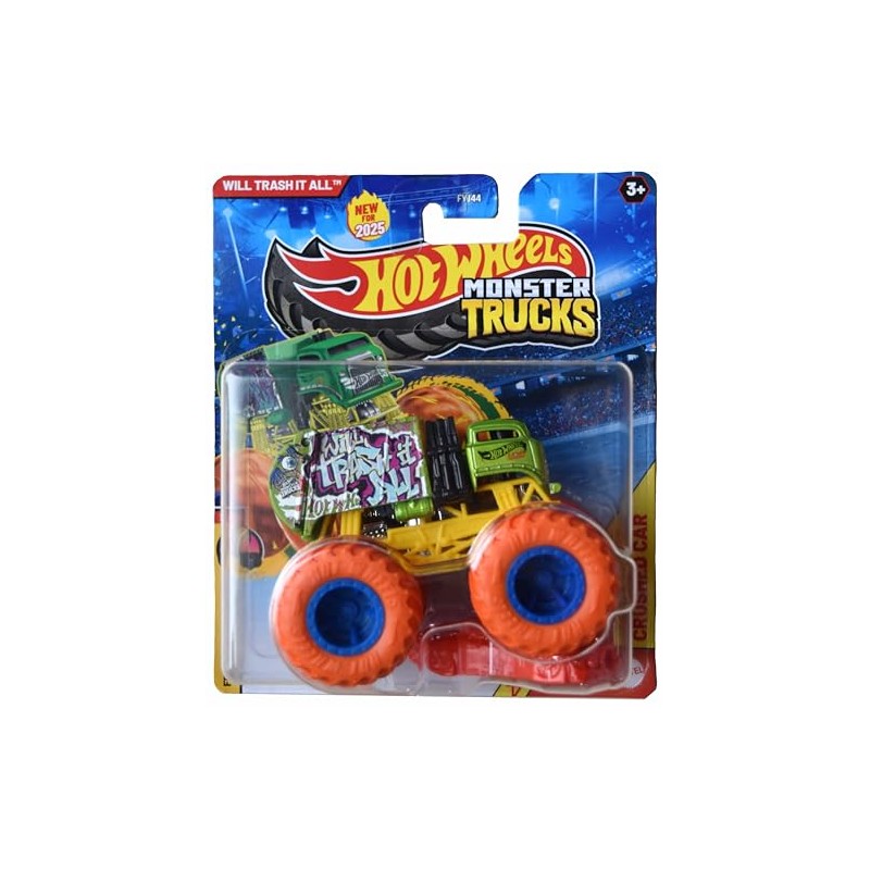 Hot Wheels Monster Trucks Will Trash It All, Freestyle Wreckers