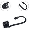 8 PCS 75MM Plastic Coated Bungee Cord Hooks