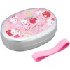OSK Bento Box Hello Kitty Fruit Aluminum Children's Bento Box M (with Partition) Made in Japan AL-5 Pink