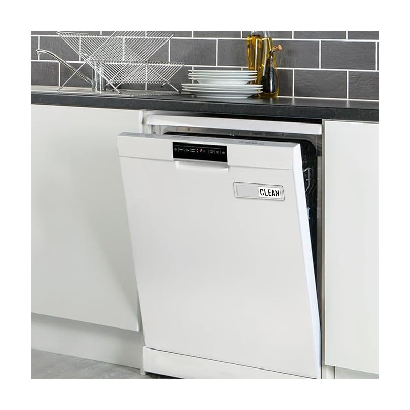 Jacsoii Mini Dishwasher Magnet Clean Dirty Sign, Strong Magnets, Universal
