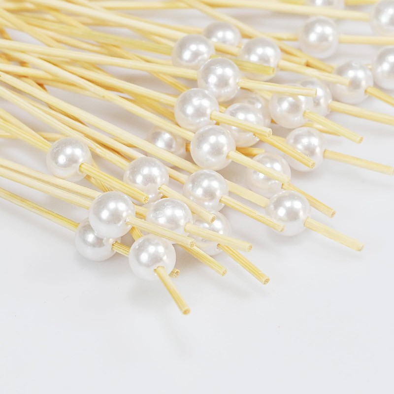 Cocktail Picks for Appetizers, Toothpicks for Appetizers, 100PCS White Cocktail