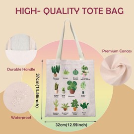 Plant Tote Bag Plant Plant Lover Gift Plant Mom Gift Gardener Gift For Lady Plant Merchandise Gift Botanical Handbag (Alocasia Frydek tote bag 1uk)