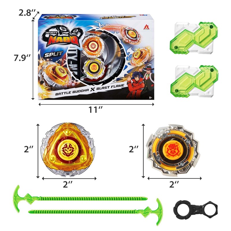 INFINITY NADO Split Series-Warriors & Blast Flame