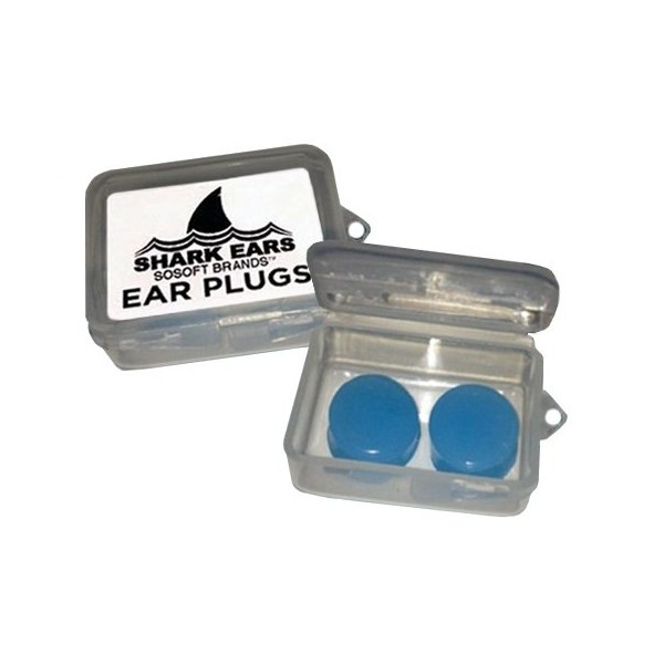 Shark Ears by Sosoft BrandsTM - Ear Plugs 2 Pair Medical Grade Silicone Ear Plugs Physician Developed The Best EarPlugs for Swimming and Bathing