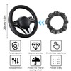 XdealCozyxc Car Steering Wheel Covers, 14.5-15 Inch Anti Slip Soft