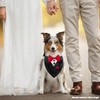 TUKOAW Dog Tuxedo Wedding Bandana, Bow Tie Tux Formal Dog
