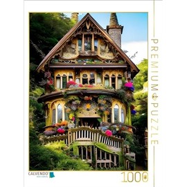 CALVENDO Puzzle Forest Villa II | 1000 Pieces Size 19" x 25"