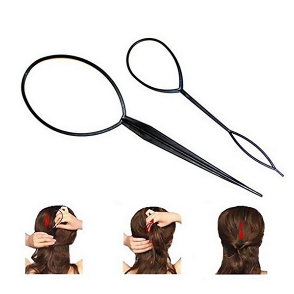 Beito 2 pieces ponytail maker styling tool plastic hair braiding tool magic topsyl hair styling accessories