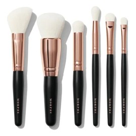 Morphe Rosé Away Juego De Brochas De Viaje De 6 Piezas Color Negro