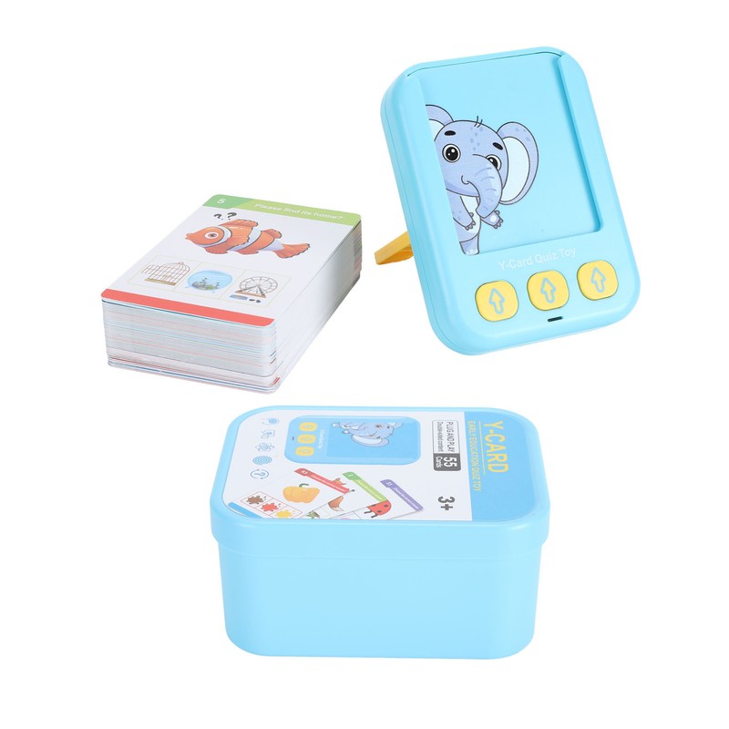 Baby Talking Flash Cards 55 Cards Automatic Reading Educational English