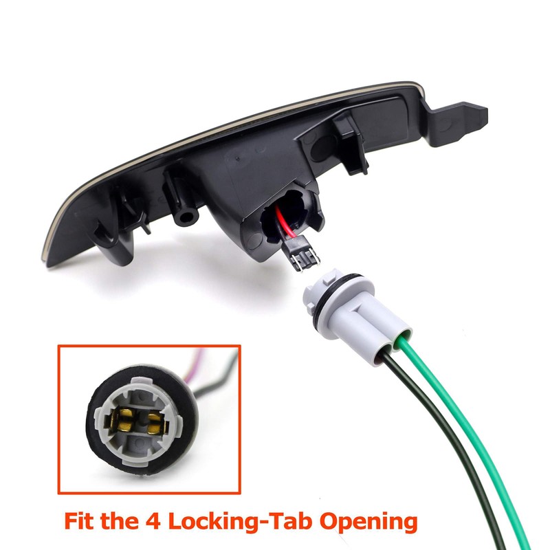 iJDMTOY 912 920 921 T15 Nylon Base Socket/Base w/Pigtail Wiring