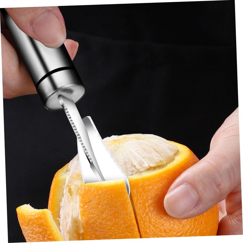 FUNOMOCYA 2Pcs Citrus Peeler Multi Purpose Grapefruit Orange Peeling Tool