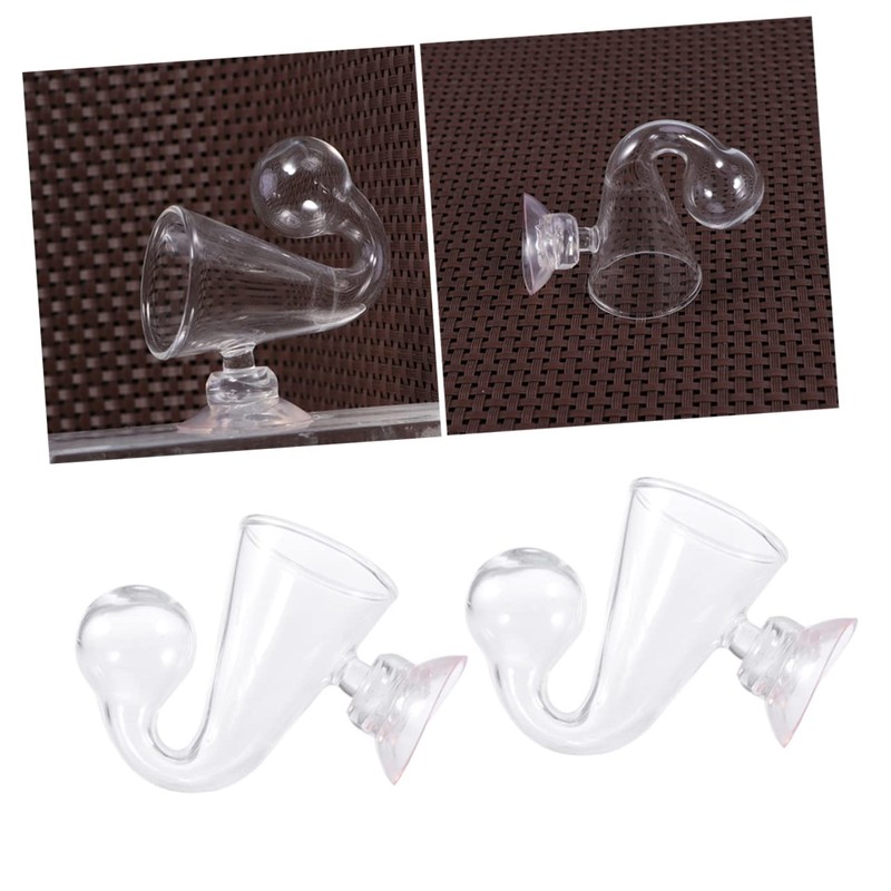 BUGUUYO 2pcs Aquarium Co2 Glass Checker Co2 Monitor for Aquarium