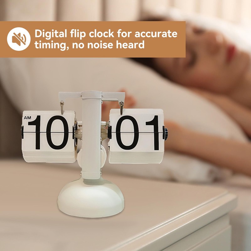 Flip Clock, Retro Digital Flip Down Clock Retro Vintage Design