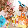 XULIN Easter Tote Bags with Handles - 6 Pack Large
