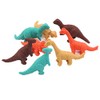 Xrten Dinosaur Eraser Set, Children's Mini Animals Eraser for Birthday