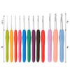Teamoy Ergonomic Crochet Hooks Set, Crochet Kit with 12pcs 2mm-8mm