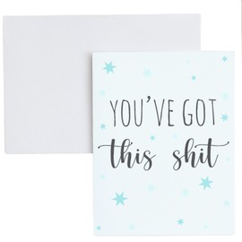 You've Got This, Greeting Card, Adult Encouragement Card, Congratulations Card, Funny Blank Card with Envelope