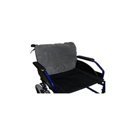 Back Satinized Grey Wheelchair Protector for Pressure Ulcers| Comfortable |Pain Relief| Dimensions: 42 x 40 x 2.5 cm