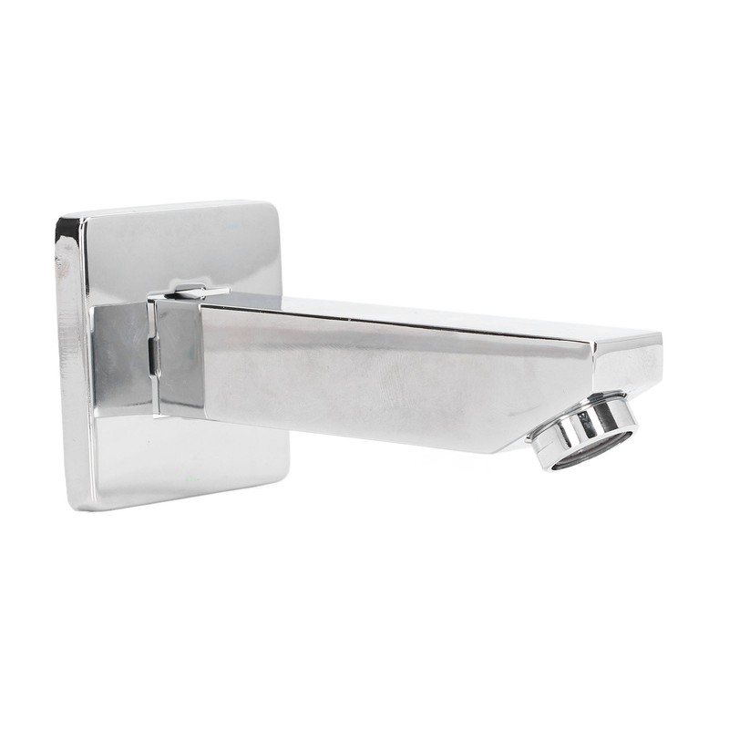 Tub Spout Brass G1/2 Connector Rectangle Wall Mounted Bathtub Faucet