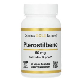 Pteroestilbeno 50 Mg 30 Cápsulas Eg R36 Sabor Sin Sabor