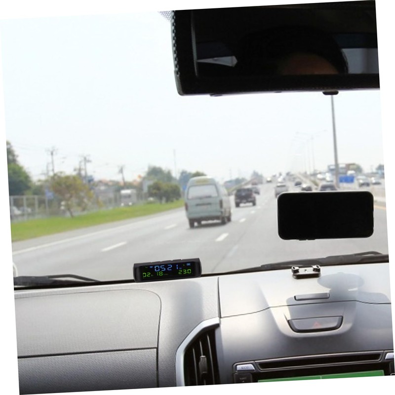 Mikinona Clock Car Auto Calendar Display Thermometer Auto Digital Watch
