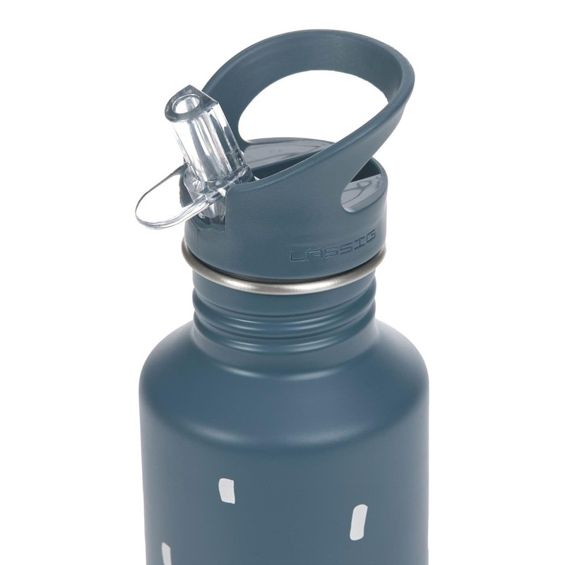 Lässig Bottle Stainless Steel Happy Prints Midnight Blue