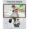 AKINGUAR 2K 3MP WiFi Indoor Surveillance Camera, 2.4/5 GHz WiFi