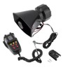Lyaciomn 12V 7 Sounds 120DB Wireless Electronic Siren Loud Car