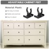 Angoily 10 Sets Cabinet Toe Kick Clips Kitchen Plinth Clips