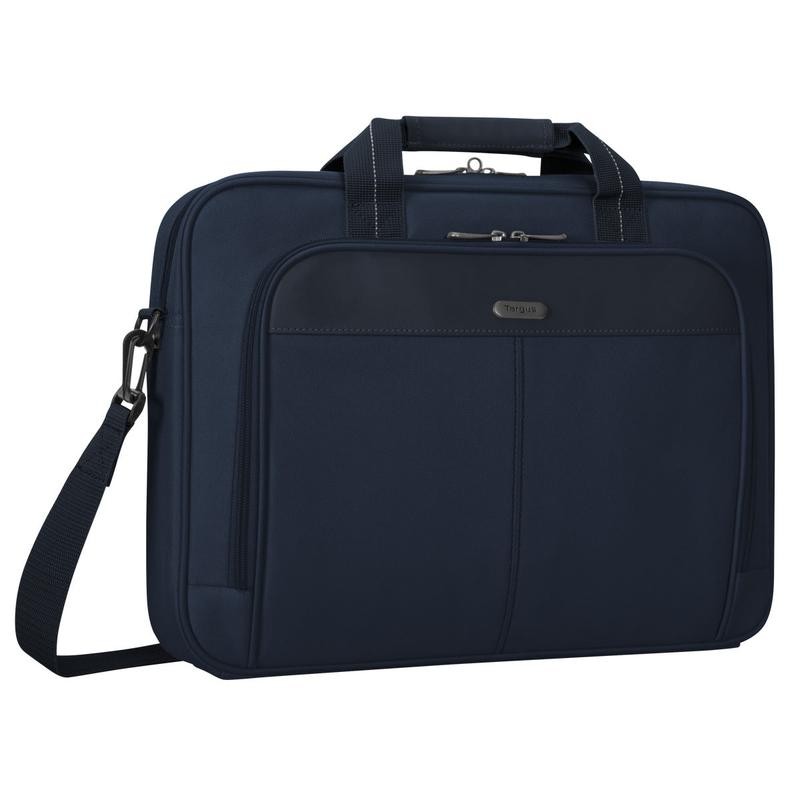 Targus 15-16” Classic Slim Briefcase with Shoulder Strap, Messenger Bag
