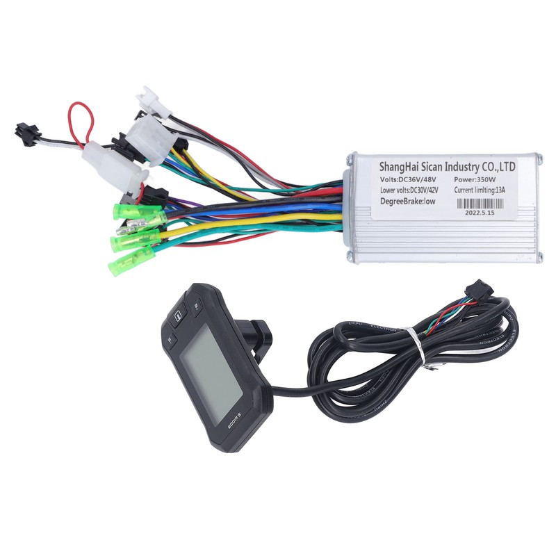 36V 48V 350W Motor Controller LCD Display Panel Electric Brushless