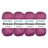 estako Estako Dream, (4 Skeins Pack) 100% Microfiber Acrylic Yarn,
