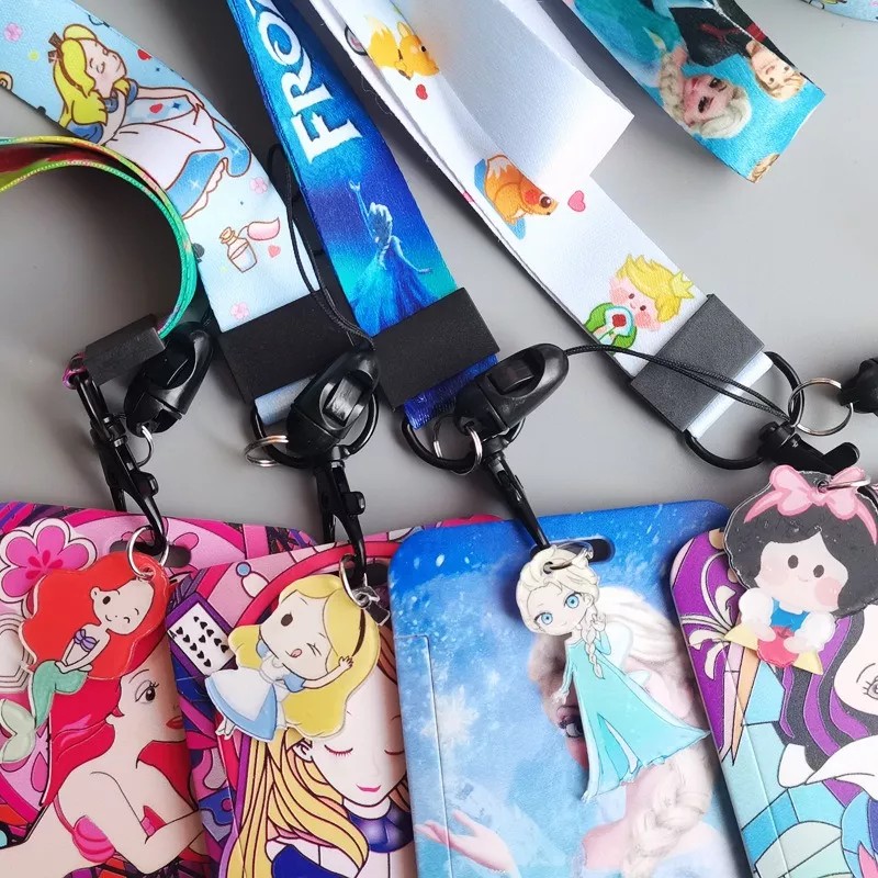 KH Porta Gafete Tarjetero Personajes Niños Niñas 12pz Mayoreo