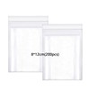 huruirui 8 x 12 cm Ziplock Bags, Pack of 200