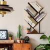 BESHIGH BESHIGH Wood Floating Hanging Shelves Storage for Wall, 4