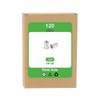 sourcing map 120Pcs Rivet Nuts Flat Head, 1/4 Aluminum Alloy