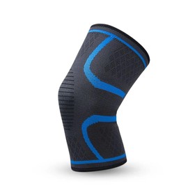 V-Fit: V Brace Knee Compression Sleeve, Knee Brace for Arthritis Pain and Support, Knee Brace for Women and Men Joint Support (Medium, Blue)