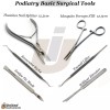 Medentra Podiatry Surgical Kit Toenail Removal Basic Tools Nail Splitter