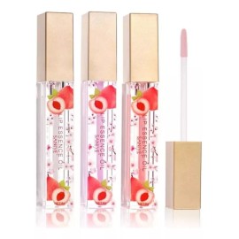 Saniye Lip Gloss Brillo Labial Transparente Aroma Durazno